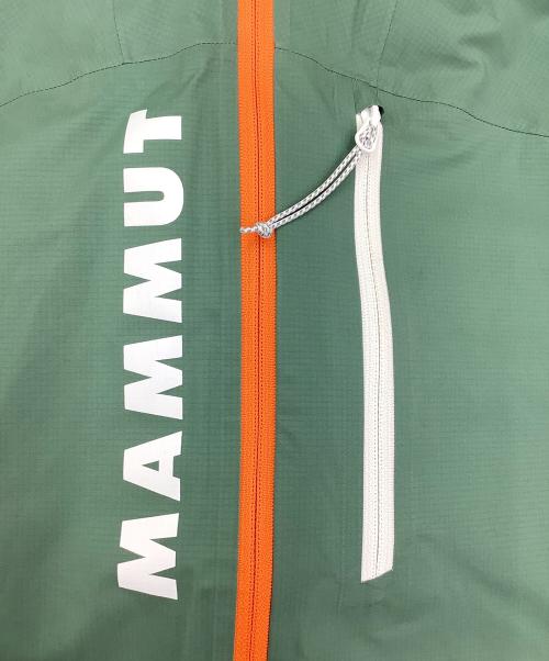 MAMMUT（マムート）MAMMUT (マムート) エナジーティーアールハードシエル フーデッドジャケット グリーン サイズ:XLの古着・服飾アイテム