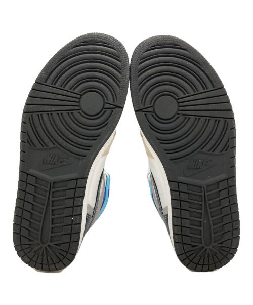 NIKE（ナイキ）NIKE (ナイキ) ハイカットスニーカー/Air Jordan 1/エアジョーダン1/High/OG/Prototype/プロトタイプ ベージュ×ブルー サイズ:29.5の古着・服飾アイテム