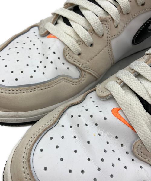 NIKE（ナイキ）NIKE (ナイキ) ハイカットスニーカー/Air Jordan 1/エアジョーダン1/High/OG/Prototype/プロトタイプ ベージュ×ブルー サイズ:29.5の古着・服飾アイテム