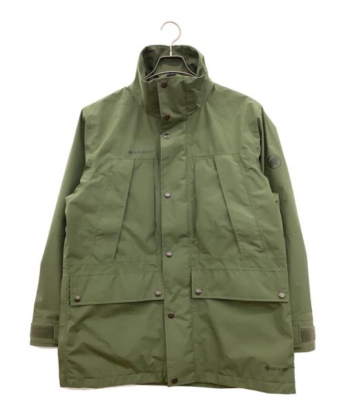 MAMMUT（マムート）MAMMUT (マムート) オベリスク ゴアテックス ジップイン ハードシェル コート オリーブ サイズ:Mの古着・服飾アイテム