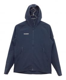 MAMMUT（マムート）の古着「マックン2.0 SOフーデッドジャケット」｜ネイビー