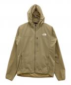 THE NORTH FACEザ ノース フェイス）の古着「マウンテンソフトシェルフーディ」｜カーキ