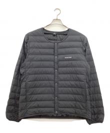 mont-bell（モンベル）の古着「スペリオダウン ラウンドネックジャケット」｜グレー