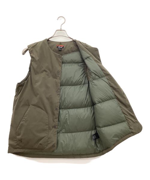NANGA（ナンガ）NANGA (ナンガ) ヒノックリップストップインナーダウンベスト ブラウン サイズ:Lの古着・服飾アイテム