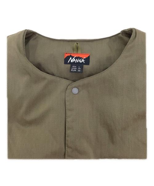 NANGA（ナンガ）NANGA (ナンガ) ヒノックリップストップインナーダウンベスト ブラウン サイズ:Lの古着・服飾アイテム