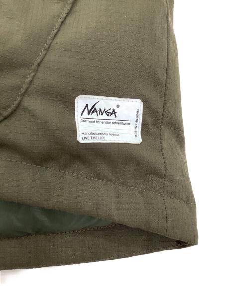 NANGA（ナンガ）NANGA (ナンガ) ヒノックリップストップインナーダウンベスト ブラウン サイズ:Lの古着・服飾アイテム