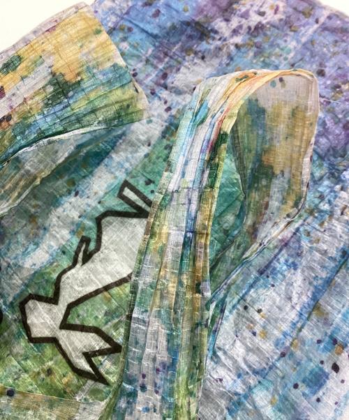 HIGH TAIL DESIGNS（ハイテイルデザイン）HIGH TAIL DESIGNS (ハイテイルデザイン) ショッピングバッグ マルチカラーの古着・服飾アイテム