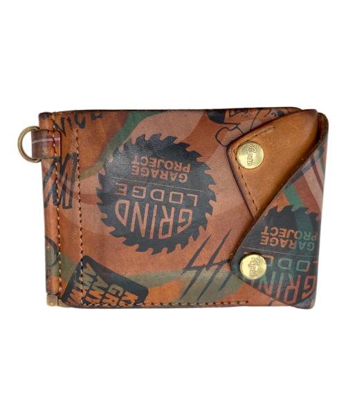 GRINDLODGE（グラインドロッヂ）GRINDLODGE (グラインドロッヂ) Boab leather works (ボアブレザーワークス) 2つ折り財布/マネークリップの古着・服飾アイテム