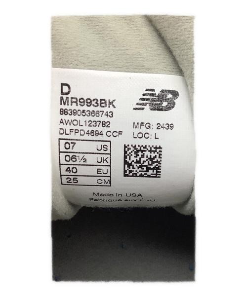 NEW BALANCE（ニューバランス）NEW BALANCE (ニューバランス) ローカットスニーカー ブラック サイズ:25.0の古着・服飾アイテム
