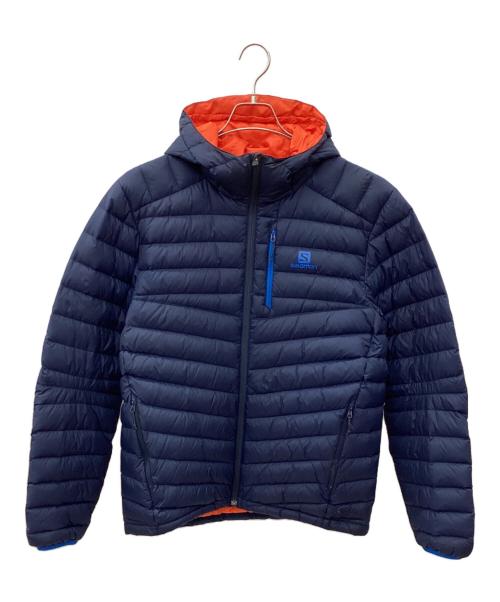 SALOMON（サロモン）SALOMON (サロモン) トレッキングウェア(ジャケット)/ダウンジャケット ネイビー×レッド サイズ:Mの古着・服飾アイテム