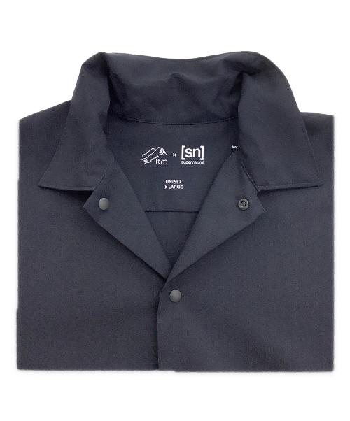 Itm（アイティエム）Itm (アイティエム) super.natural (スーパーナチュラル) メリノシャツ ネイビー サイズ:XLの古着・服飾アイテム