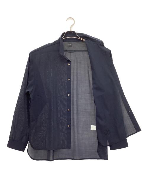BLACK（ブラック）BLACK (ブラック) Air Hybrid Merino ネイビー サイズ:Lの古着・服飾アイテム