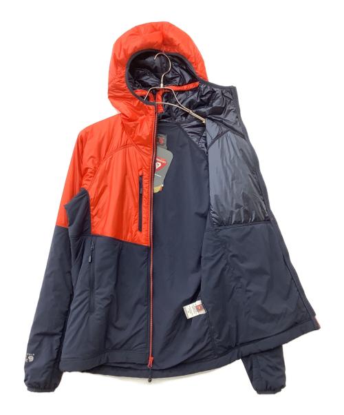 MOUNTAIN HARD WEAR（マウンテンハードウェア）MOUNTAIN HARD WEAR (マウンテンハードウェア) コアストラータアルパインフーディ ネイビー×オレンジ サイズ:Sの古着・服飾アイテム