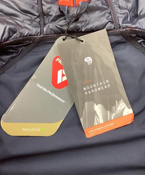 MOUNTAIN HARD WEAR（マウンテンハードウェア）MOUNTAIN HARD WEAR (マウンテンハードウェア) コアストラータアルパインフーディ ネイビー×オレンジ サイズ:Sの古着・服飾アイテム