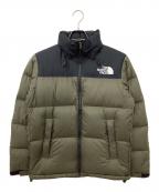 THE NORTH FACEザ ノース フェイス）の古着「ヌプシジャケット」｜オリーブ×ブラック