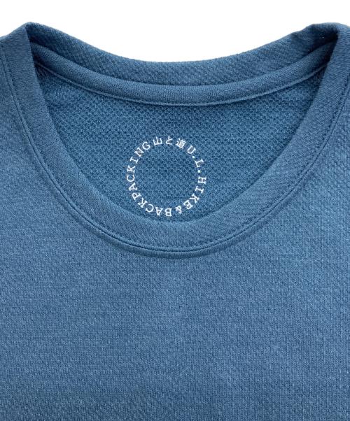 山と道（ヤマトミチ）山と道 (ヤマトミチ) トレッキングウェア(シャツ)/DFメッシュ　メリノスリーブレス/DF Mesh Merino Sleeveless スレートブルー サイズ:Mの古着・服飾アイテム