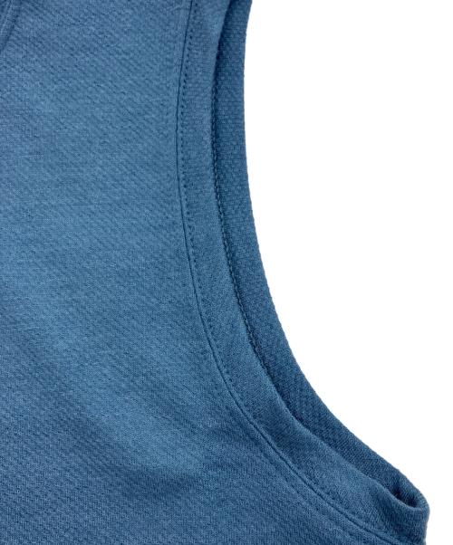 山と道（ヤマトミチ）山と道 (ヤマトミチ) トレッキングウェア(シャツ)/DFメッシュ　メリノスリーブレス/DF Mesh Merino Sleeveless スレートブルー サイズ:Mの古着・服飾アイテム