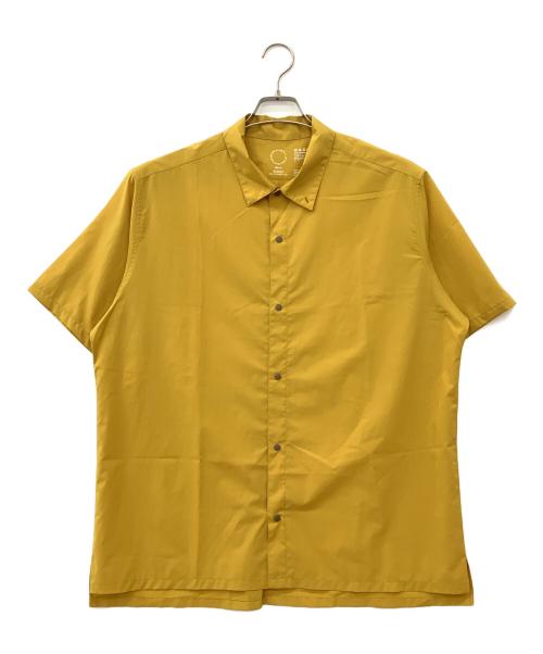 山と道（ヤマトミチ）山と道 (ヤマトミチ) ULショートスリーブシャツ イエロー サイズ:XLの古着・服飾アイテム