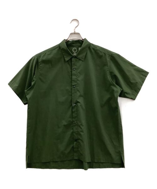山と道（ヤマトミチ）山と道 (ヤマトミチ) ULショートスリーブシャツ グリーン サイズ:XLの古着・服飾アイテム
