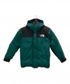 THE NORTH FACEザ ノース フェイス）の古着「アウトドアウェア(ジャケット)/マウンテンダウンジャケット」｜グリーン×ブラック