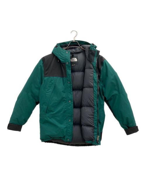 THE NORTH FACE（ザ ノース フェイス）THE NORTH FACE (ザ ノース フェイス) アウトドアウェア(ジャケット)/マウンテンダウンジャケット グリーン×ブラック サイズ:Lの古着・服飾アイテム