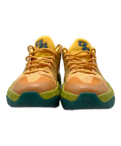 PUMA（プーマ）PUMA (プーマ) バスケットボールシューズ/HALI 1 HALUCINATING ULTRA BLUE-FLURO GREEN PES/ハリ1 プレイオフズ/ローカットスニーカー イエロー サイズ:28の古着・服飾アイテム