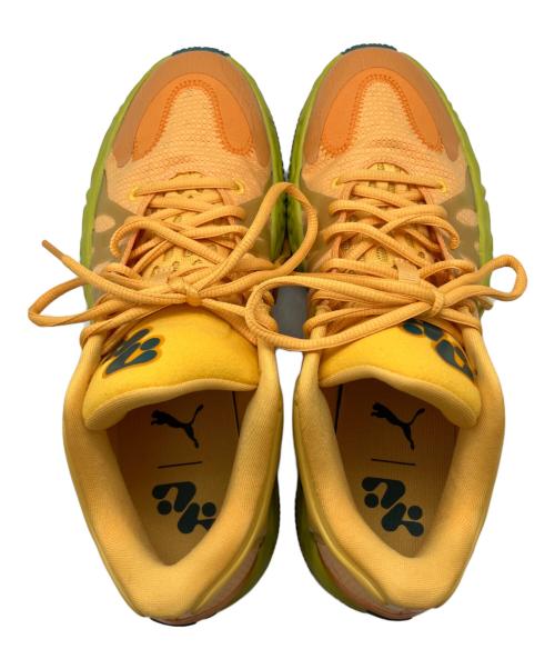 PUMA（プーマ）PUMA (プーマ) バスケットボールシューズ/HALI 1 HALUCINATING ULTRA BLUE-FLURO GREEN PES/ハリ1 プレイオフズ/ローカットスニーカー イエロー サイズ:28の古着・服飾アイテム