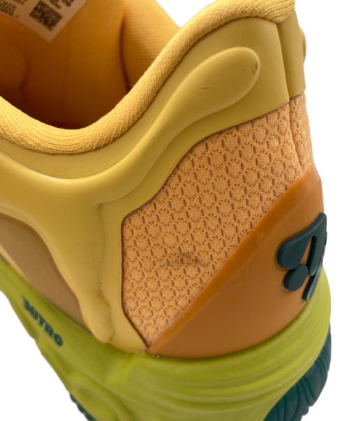 PUMA（プーマ）PUMA (プーマ) バスケットボールシューズ/HALI 1 HALUCINATING ULTRA BLUE-FLURO GREEN PES/ハリ1 プレイオフズ/ローカットスニーカー イエロー サイズ:28の古着・服飾アイテム