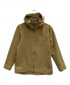 Teton Brosティートンブロス）の古着「トレッキングウェア(ソフトシェル)/Glacier Hoody/グレイシャー フーディ」｜ベージュ