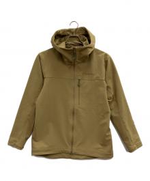 Teton Bros（ティートンブロス）の古着「トレッキングウェア(ソフトシェル)/Glacier Hoody/グレイシャー フーディ」｜ベージュ