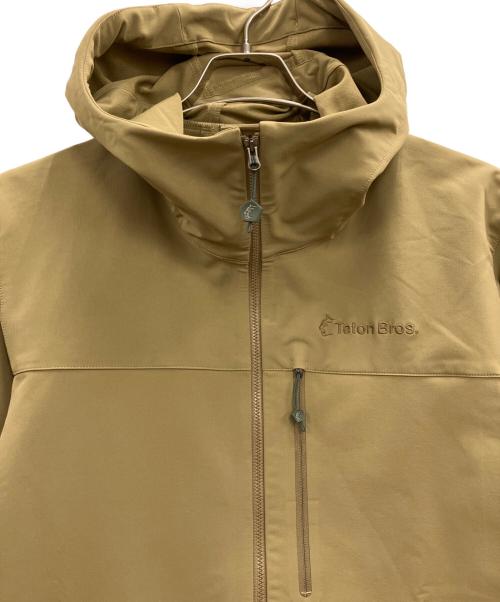 Teton Bros（ティートンブロス）Teton Bros (ティートンブロス) トレッキングウェア(ソフトシェル)/Glacier Hoody/グレイシャー フーディ ベージュ サイズ:Mの古着・服飾アイテム