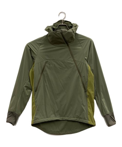 Teton Bros（ティートンブロス）Teton Bros (ティートンブロス) トレッキングウェア(ソフトシェル)/TB JACKET/ティートン ウォーマー ユニ オリーブ サイズ:Mの古着・服飾アイテム