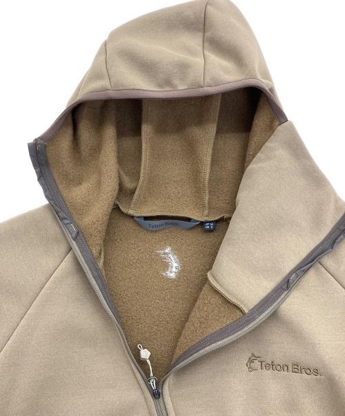 Teton Bros（ティートンブロス）Teton Bros (ティートンブロス) トレッキングウェア(ジャケット)/オクタフリースジップフーディー/OCTA Fleece Zip Hoody ベージュ サイズ:Mの古着・服飾アイテム