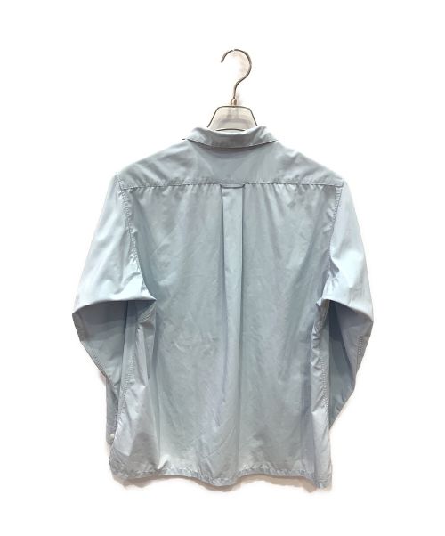 山と道（ヤマトミチ）山と道 (ヤマトミチ) バンブーシャツ スカイブルー サイズ:UNISEX Mの古着・服飾アイテム