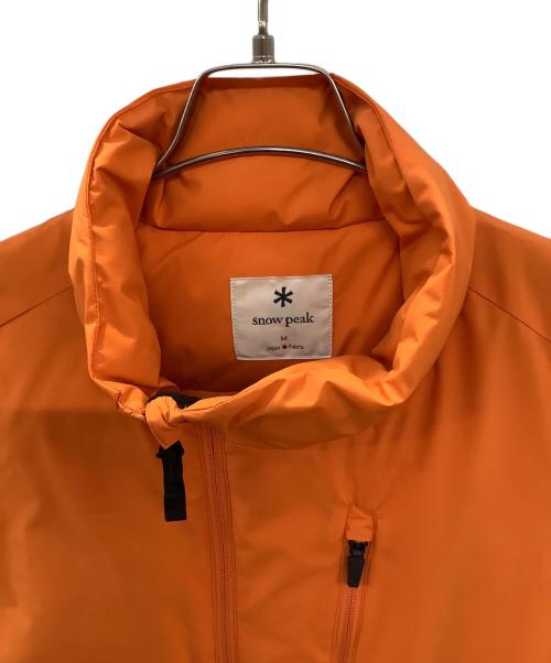 Snow peak（スノーピーク）Snow peak (スノーピーク) アウトドアウェア(ジャケット) オレンジ サイズ:Mの古着・服飾アイテム