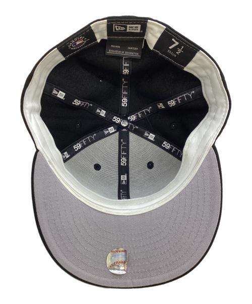 New Era（ニューエラ）New Era (ニューエラ) キャップ ブラック サイズ:7 1/2の古着・服飾アイテム