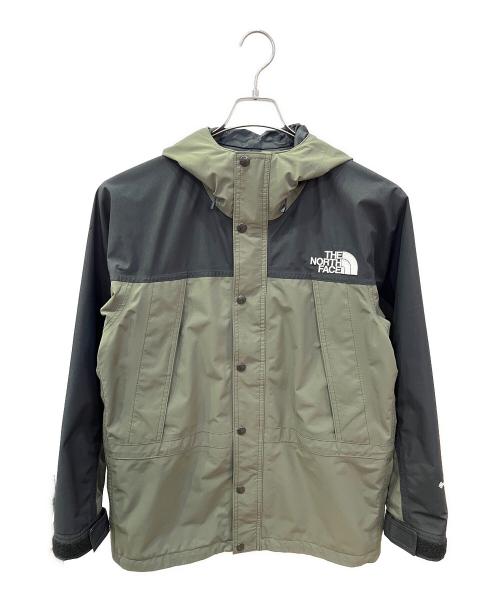 THE NORTH FACE（ザ ノース フェイス）THE NORTH FACE (ザ ノース フェイス) ジップアップ マウンテンライトパーカー オリーブ サイズ:Mの古着・服飾アイテム