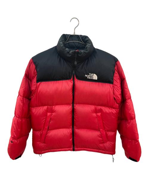 THE NORTH FACE（ザ ノース フェイス）THE NORTH FACE (ザ ノース フェイス) ヌプシジャケット レッド×ブラック サイズ:Lの古着・服飾アイテム