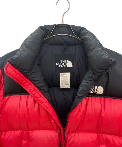 THE NORTH FACE（ザ ノース フェイス）THE NORTH FACE (ザ ノース フェイス) ヌプシジャケット レッド×ブラック サイズ:Lの古着・服飾アイテム