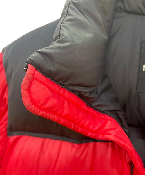 THE NORTH FACE（ザ ノース フェイス）THE NORTH FACE (ザ ノース フェイス) ヌプシジャケット レッド×ブラック サイズ:Lの古着・服飾アイテム