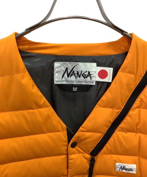 NANGA（ナンガ）NANGA (ナンガ) ノーカーラーダウンジャケット オレンジ サイズ:Lの古着・服飾アイテム