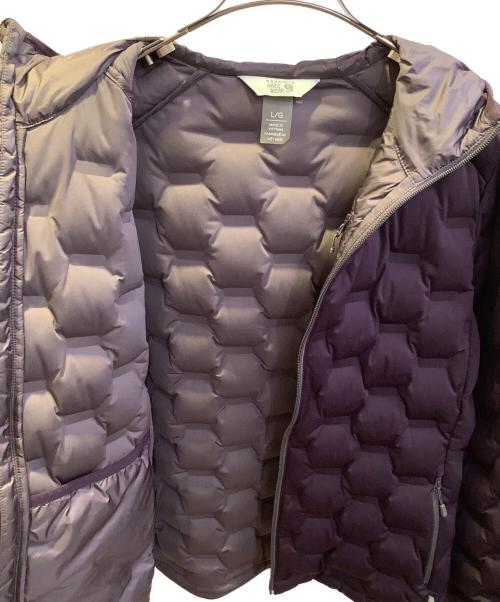 MOUNTAIN HARD WEAR（マウンテンハードウェア）MOUNTAIN HARD WEAR (マウンテンハードウェア) ストレッチダウン パープル サイズ:Lの古着・服飾アイテム