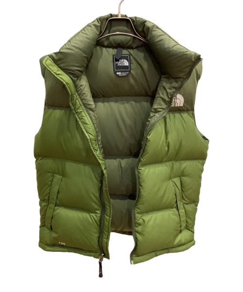 THE NORTH FACE（ザ ノース フェイス）THE NORTH FACE (ザ ノース フェイス) ヌプシ ベスト 黄緑 サイズ:Sの古着・服飾アイテム