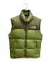 THE NORTH FACE（ザ ノース フェイス）の古着「ヌプシ ベスト」｜黄緑