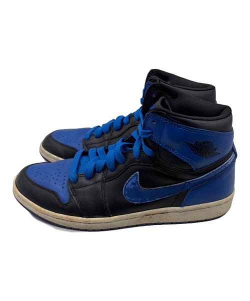 NIKE（ナイキ）NIKE (ナイキ) ハイカットスニーカー ブラック×ブルー サイズ:26.5cmの古着・服飾アイテム