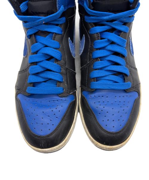 NIKE（ナイキ）NIKE (ナイキ) ハイカットスニーカー ブラック×ブルー サイズ:26.5cmの古着・服飾アイテム
