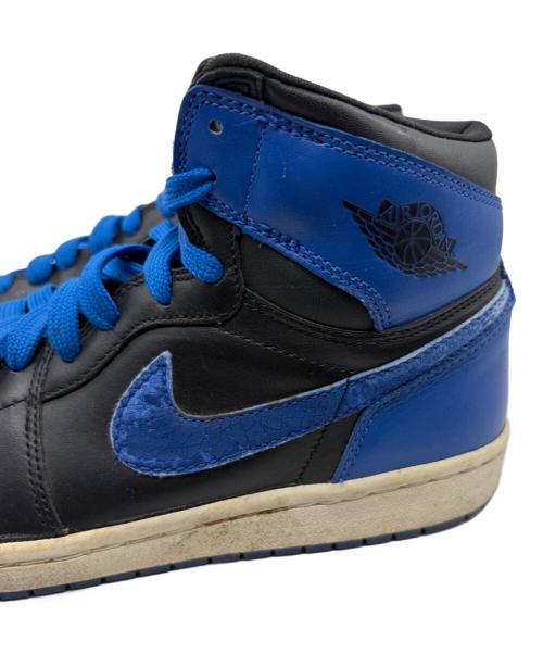 NIKE（ナイキ）NIKE (ナイキ) ハイカットスニーカー ブラック×ブルー サイズ:26.5cmの古着・服飾アイテム