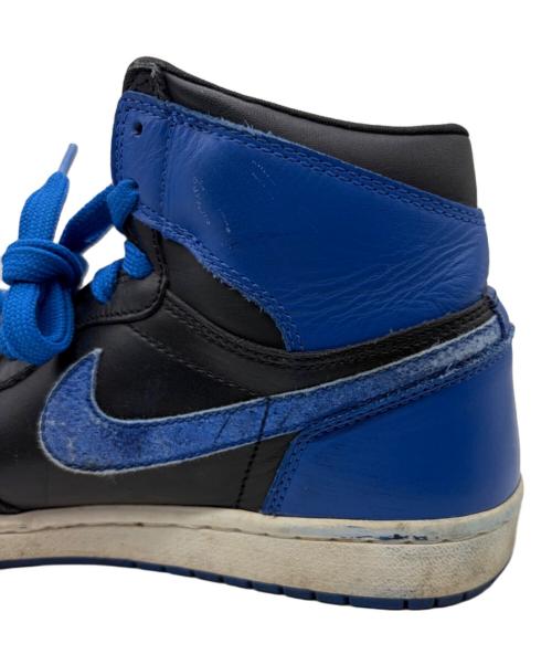 NIKE（ナイキ）NIKE (ナイキ) ハイカットスニーカー ブラック×ブルー サイズ:26.5cmの古着・服飾アイテム