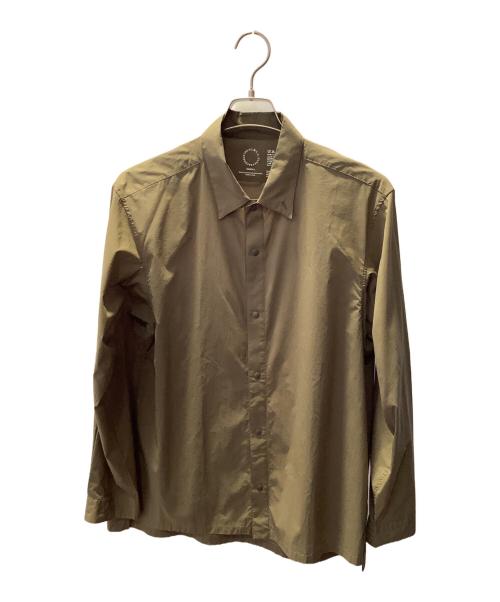 山と道（ヤマトミチ）山と道 (ヤマトミチ) トレッキングウェア(シャツ) カーキ サイズ:Lの古着・服飾アイテム