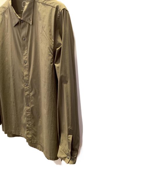 山と道（ヤマトミチ）山と道 (ヤマトミチ) トレッキングウェア(シャツ) カーキ サイズ:Lの古着・服飾アイテム